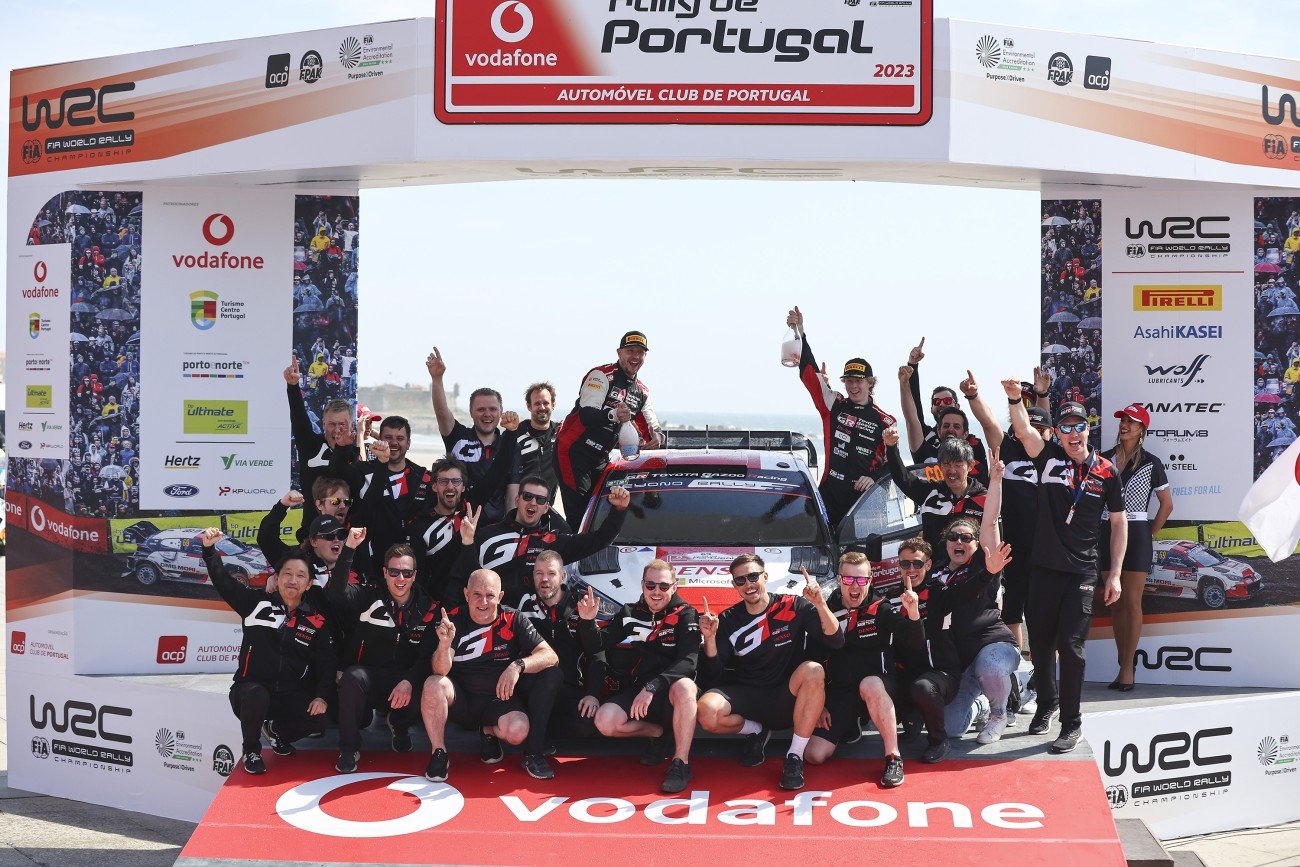 Rovamperä vince e si prende la testa del mondiale al Rally De Portugal con TOYOTA GAZOO Racing 