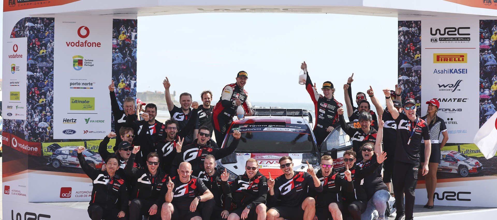Rovamperä vince e si prende la testa del mondiale al Rally De Portugal con TOYOTA GAZOO Racing 
