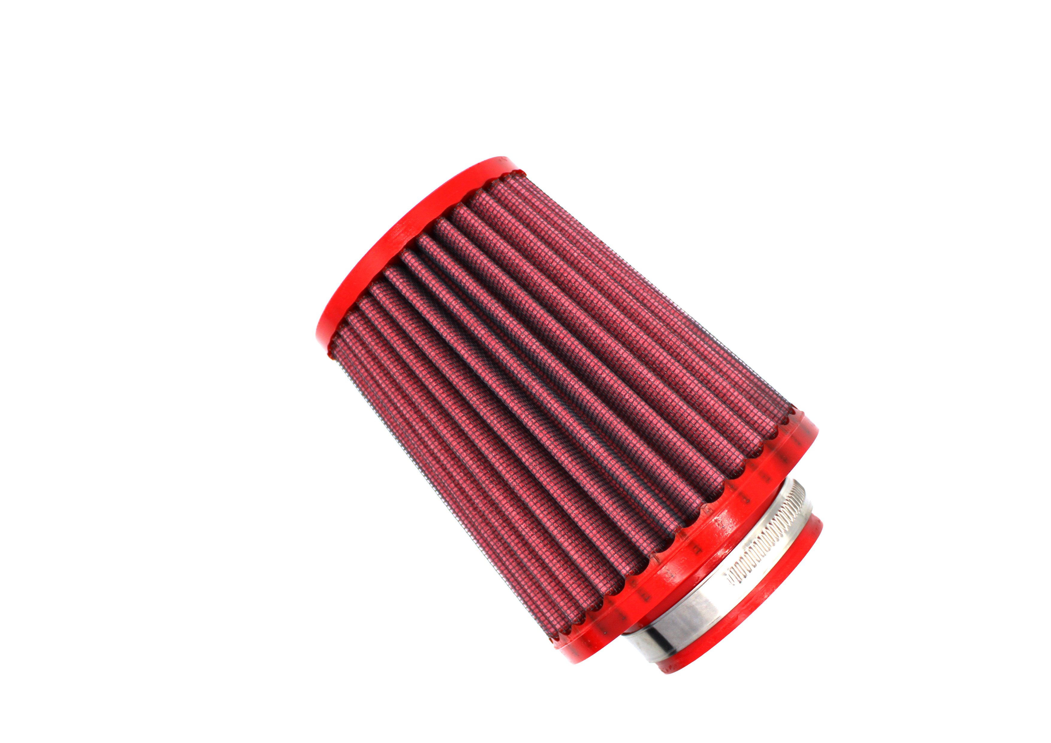 filtre à air bmc - cornet Ø60mm - hauteur 128mm (conique centré)  (fbss60-128)