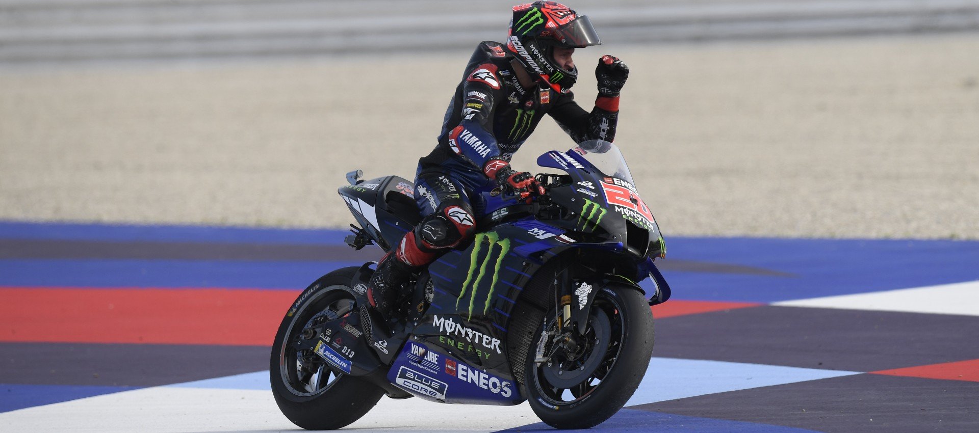 BMC Air Filter is sponsor and official supplier of the Monster Energy Yamaha MotoGP team.